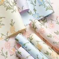 Papier d'emballage pour fleurs imperméable LUCIA 56*56cm, fournitures d'emballage pour bouquets, papier d'emballage pour bouquets imperméable LF160730