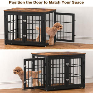 Chenil pour chien en bois sur mesure en gros, maison pour animaux de compagnie d'intérieur pour petits et moyens chiens, OEM - Product Image 5