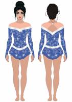 Robe de danse lyrique noire Edrei imprimée par transfert thermique pour filles, livraison rapide d'usine, pas de commande minimale, pour spectacle