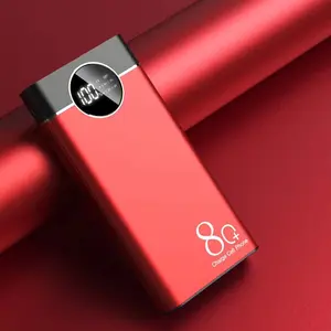 2024 Hot Selling 20000Mah Aluminium Power Bank Draagbare Grote Capaciteit Voeding Geschenk Maatwerk Logo