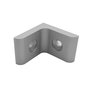 Connecteurs de tube de profil en aluminium industriel d'oxydation argentée attaches de support d'angle d'angle en forme de L <span class=keywords><strong>30X30</strong></span> - Product Image 4