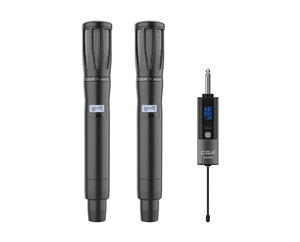 CQA 3316 Micrófono inalámbrico UHF de mano totalmente metálico fijo Calidad de audio cristalina con patrón de recogida cardioide - Product Image 1