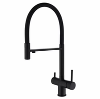 Édition 2026 – Robinet de cuisine moderne en acier inoxydable chromé, avec cartouche céramique, eau chaude/froide, pour lavabo et toilettes – Meilleures ventes