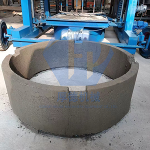 Ghana Custom Mold Manufacturing Cement Manhole Ring <strong>Culvert</strong> <strong>Pipe</strong> Automatic Lifting Cement Brick Making Machinery South Africa - Product Image 4