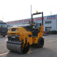 La combinaison de 1.5 tonnes fatigue le compacteur de rouleau de route avec la GRANDE PROMOTION