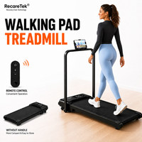 Caminadora Plegable con Pantalla LED, Plataforma para Caminar con Inclinación, Equipo de Gimnasio en Casa, Máquina para Correr en Interiores, Máquina de Ejercicio Aeróbico