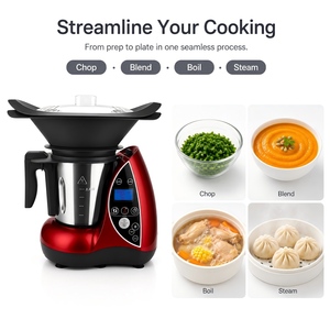 <span class=keywords><strong>Robot</strong></span> culinaire multifonction 10-en-1, mélangeur électrique, machine à <span class=keywords><strong>soupe</strong></span>, multicuiseur, bol en plastique 3L, 12 vitesses, 1500W, cuisson lente - Product Image 2