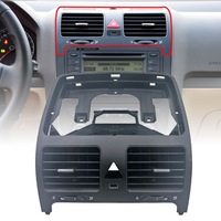 Cadre de panneau de ventilation central de tableau de bord avec trou pour airbag, charge rapide USB et base pour VW Golf MK5 GTI Rabbit 2004-2011