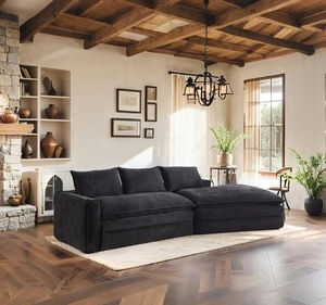 Ideas de Negocio de Alquiler de Muebles: Sofá Chaise Longue Escandinavo de Compresión al Vacío 2026 para Recepción, Fabricante de Muebles de Malasia - Product Image 2