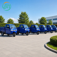 Tricycle diesel de chantier, le meilleur pour le transport de marchandises, puissant et économique, tricycle motorisé basculant pour le chargement, fabricants