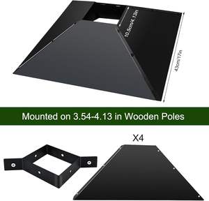 Металлический дефлектор для кормушки для птиц 4x4 - Product Image 4