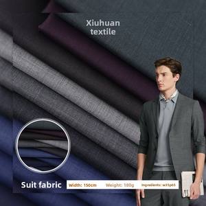 Tissu pour costume et manteau en laine mérinos finement filé Technics tricoté Type de fil peigné Style sergé pour vestes et robes pour garçons En stock - Product Image 1