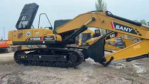 ปั๊มขุด SY335H ไฮดรอลิคตีนตะขาบมือสองเกียร์1ปีแบริ่งแกนเครื่องยนต์ PLC มีกำลังขุดสูง - Product Image 6