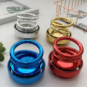 Deodorante per auto solare a rotazione di 360 gradi a doppio anello per aromaterapia profumo di resina liquida solida purificatore d'aria - Product Image 5