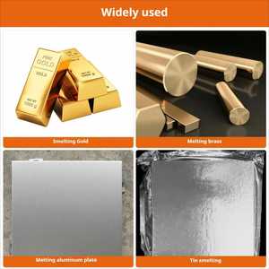 Horno de Fusión Eléctrico Digital Mini de 1/2/3 kg y 2000 °F con Crisol de Grafito para Estaño, Plata, Cobre y Aluminio - Product Image 6