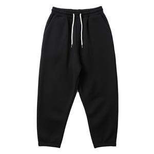 กางเกงวอร์มกันน้ำน้ำหนักปานกลาง 340 กรัม ผ้าฝ้าย 80% + โพลีเอสเตอร์ 20% ผ้าเฟรนช์เทอร์รี่เรียบ สำหรับฤดูหนาว  บุขนเฟลซ  ใส่ได้ทั้งชายและหญิง  รับสกรีนโลโก้ - Product Image 1