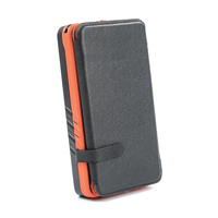 Batterie Li-Polymère Extérieure, Banque d'alimentation Solaire 20000mAh, Chargeur Sans Fil avec Double USB, Étanche et Charge Rapide, Éclairage LED