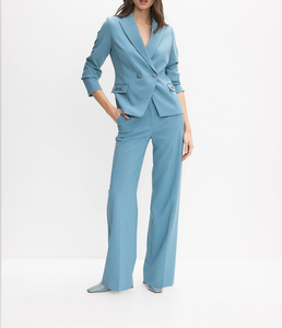 Chaqueta de Traje de Sarga con Cinturón Versátil para Mujer, Tejido Sólido, Nueva Moda de Invierno 2025 - Product Image 2