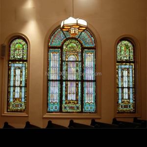 ออกแบบกระจกสีทิฟฟานี่แบบกำหนดเองสำหรับประตูหรือหน้าต่างโบสถ์ในจีน - Product Image 3