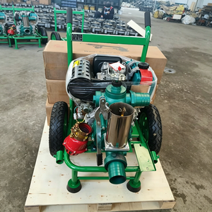 Moteur diesel refroidi par air de 12 CV, 3 pouces, <span class=keywords><strong>double</strong></span> turbine, <span class=keywords><strong>pompe</strong></span> à eau haute pression, <span class=keywords><strong>pompe</strong></span> d'irrigation agricole - Product Image 6