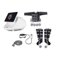 Meilleur appareil de pressothérapie à pression d'air de 48 kPa pour drainage lymphatique, massage corporel complet, 6 modes d'inflation, appareil de beauté