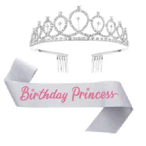 Geburtstag Party Dekoration Geburtstag Prinzessin Sash Partyzubehör Dekoration Unterstützung Anpassung