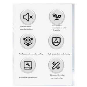 Cabina insonorizada profesional puede teleconferencia Red de canto apasionado celebridad transmisión en vivo con privacidad - Product Image 4