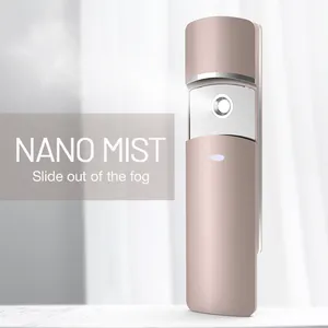 Pulverizador de niebla nano portátil hidrafacial, nebulizador facial, pulverizador de niebla nano fresco, el mejor vapor para el cabello facial, máquina de vapor para la piel