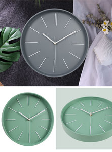<span class=keywords><strong>Horloge</strong></span> <span class=keywords><strong>murale</strong></span> jaune minimaliste, style nordique, sans <span class=keywords><strong>chiffres</strong></span>, cadran blanc, mouvement <span class=keywords><strong>à</strong></span> quartz silencieux, pour décoration de salon et de chambre d'enfant - Product Image 4
