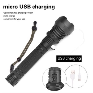 Asafee Top bán XHP70.2 taschenlampe USB đèn pin sạc LED torchlight Zoom cắm trại High Power Đèn pin Torch - Product Image 4