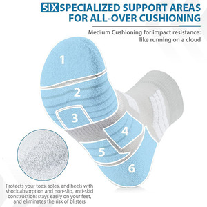 Tất Không Đường May Thấm Hút Ẩm Thoáng Mát Thể Thao Chạy Bộ Thể Thao - Product Image 3