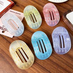 AIOTNL - Pinza <span class=keywords><strong>de</strong></span> Pelo Grande <span class=keywords><strong>de</strong></span> Alta Gama, Hecha a Mano, con Lazo <span class=keywords><strong>para</strong></span> la Parte Trasera <span class=keywords><strong>de</strong></span> la Cabeza, Pinza <span class=keywords><strong>de</strong></span> Pelo Tipo Tiburón, Accesorio <span class=keywords><strong>para</strong></span> el Cabello - Product Image 2