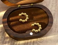 Vente en gros de boucles d'oreilles en or massif 18 carats AU750, sans perçage, à clipser, bijoux en or véritable de luxe pour femmes