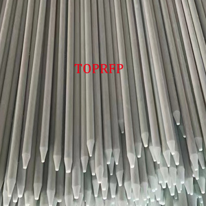 Agriculture Poteau en FRP solide Piquets de support pour plantes de tomates Piquets de jardin en fibre de verre pour pépinière d'arbres - Product Image 5