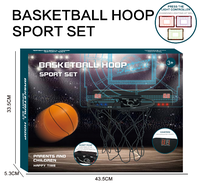 Panier de basket mural LED double avec son et score, pour enfants, jeu de basket compétitif d'intérieur