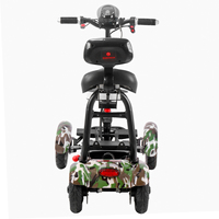Trottinette quadricycle pliable et légère pour adultes, scooter puissant, compact à 4 roues, mobile, pour adultes