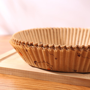 กระดาษรองอบซิลิโคนแบบกลมสำหรับหม้อทอดไร้น้ำมัน ไม่ติดกระทะ ทำความสะอาดง่าย 42 กรัม เคลือบ PTFE - Product Image 4