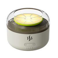 Diffuseur de parfum de style citron à la maison Diffuseur de parfum d'huiles essentielles Humidificateur d'air Usb de bureau 160ml Timing