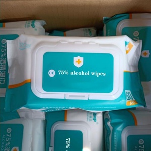 Non-woven Eco-Friendly Antibacterial Disinfecting Alcohol Free Extra Soft <b>White</b> Baby Wipes Individually <b>Wrapped</b> Flushable - Product Image 1