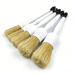 Brosses de nettoyage professionnelles CB101 pour l'intérieur et l'extérieur des voitures, poils de sanglier naturels, sans perte de poils, <span class=keywords><strong>non</strong></span> abrasifs pour l'air conditionné - Product Image 2