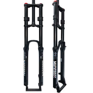 Fourche de <span class=keywords><strong>VTT</strong></span> à suspension pneumatique double couronne en alliage d'aluminium 26'' 27.5'' 29'' avec débattement de 180 mm et commande manuelle - Product Image 5