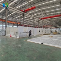 Maison conteneur pliable préfabriquée de 20 pieds, écologique, légère, à montage rapide, pour bureau portable et logement de travailleurs