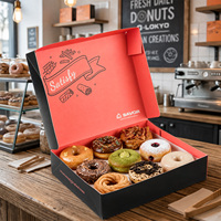 Boîte à emporter en carton biodégradable, écologique, recyclable, avec logo personnalisé imprimé, pour poulet frit, salade, nourriture à emporter