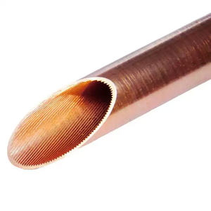 Tubi di <span class=keywords><strong>rame</strong></span> alettato prezzo a buon mercato scambiatore di calore uso tubi d'onda interno ed esterno filettato scambiatore di calore tubi 3*0.05mm - Product Image 4