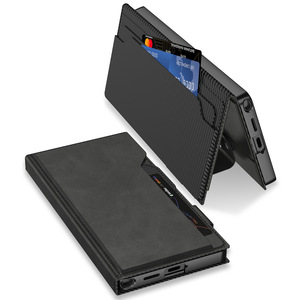Étui pour <span class=keywords><strong>Galaxy</strong></span> S25 <span class=keywords><strong>Ultra</strong></span> avec porte-cartes intégré et fentes latérales pour cartes, compatible S24 <span class=keywords><strong>Ultra</strong></span> S25 <span class=keywords><strong>Ultra</strong></span>, protection anti-chute type portefeuille - Product Image 6