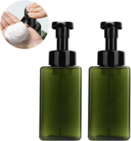 Flacon pompe en plastique PETG pour cosmétiques avec design sérigraphié pour sérum et lotion nettoyante visage, mains et corps