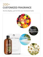 Diffuseur de parfum ultrasonique mural personnalisé, usage commercial et domestique, économique, à piles avec adaptateur en option, purificateur d'air