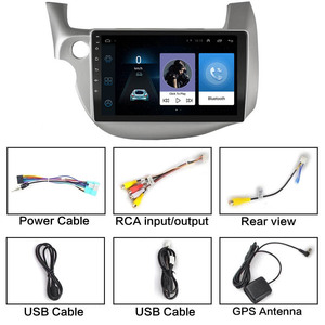 Android Navigation GPS cho Honda Jazz GG phù hợp với GE GP GE 2007 2014 tay trái điều khiển không có DVD Android Car Stereo <span class=keywords><strong>MP5</strong></span> Máy nghe nhạc - Product Image 6