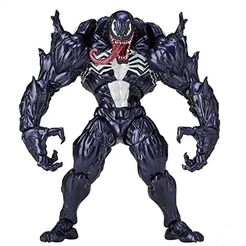 Подвижная модель Веном из 2 суставов ручной работы, украшения Yamaguchi red Venom, убой Человек-паук, модель ручной работы, игрушка 6 дюймов