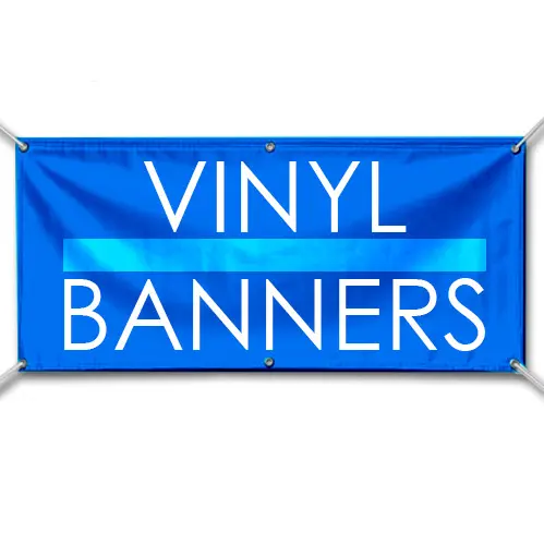 Digital Printing on Vinyl Mesh banner/ Full Color Printed Banner Vinyl Sign/ Advertising Banner with Grommets